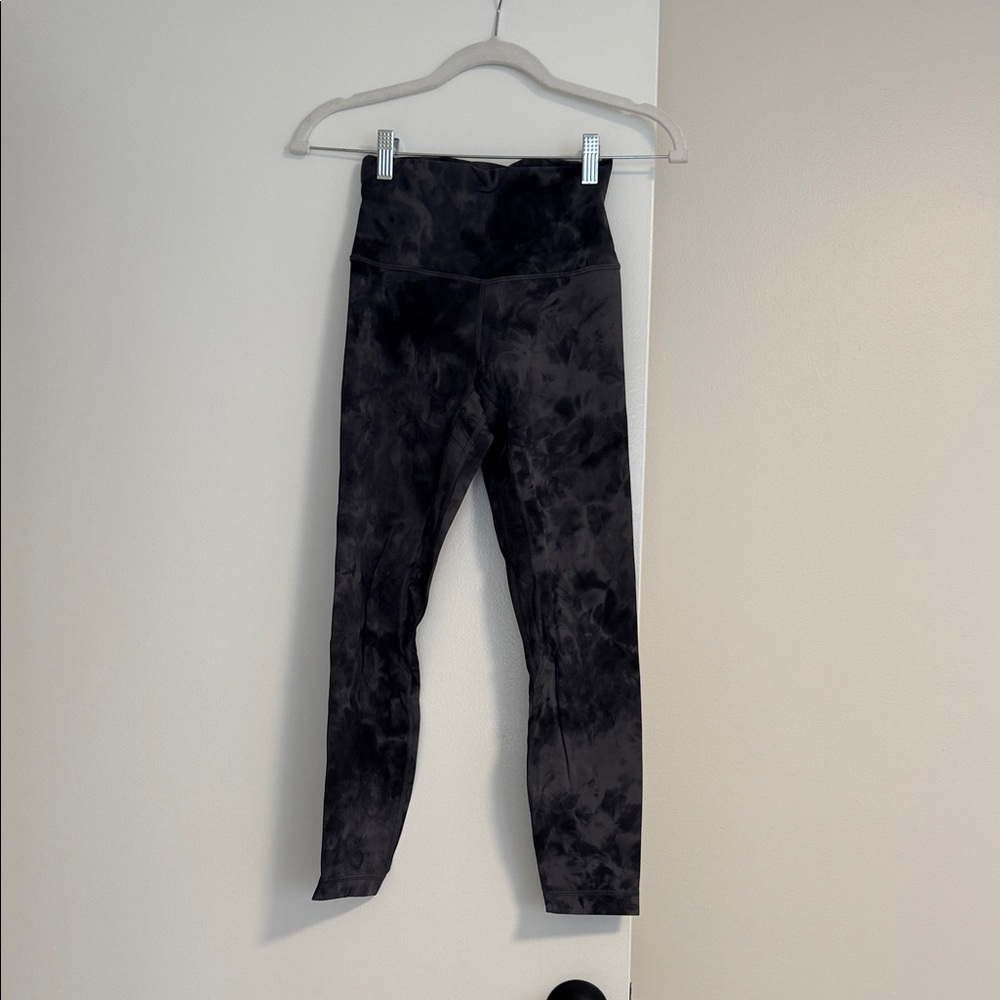 Lululemon Athletica Align Black Tie-Dye Leggings